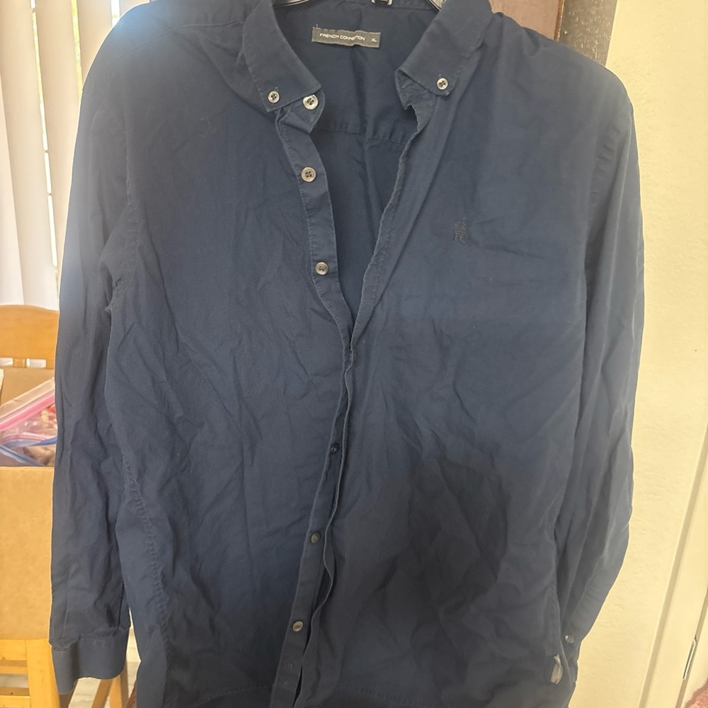 French Connection Dark Blue Shirt